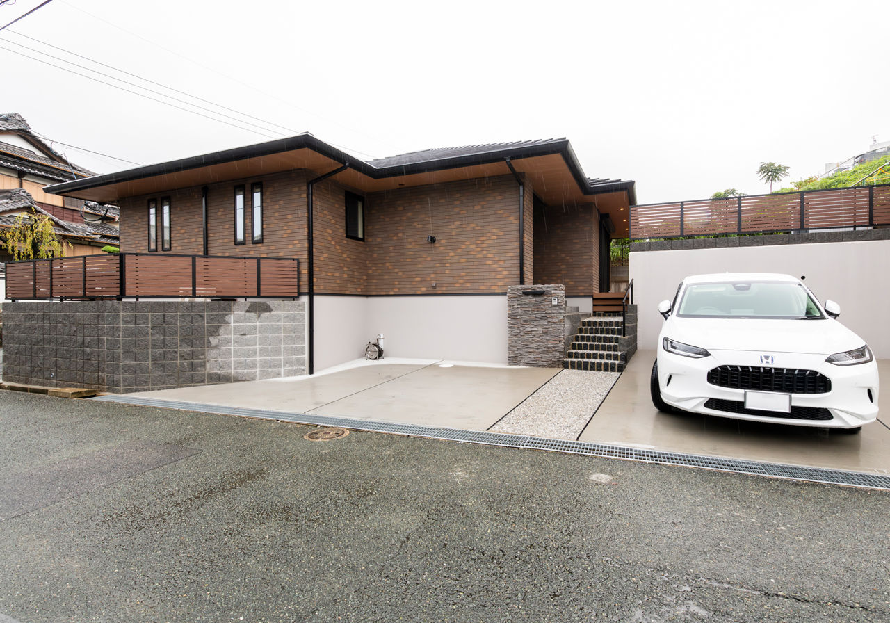 30坪の平屋間取り⑩ 外観