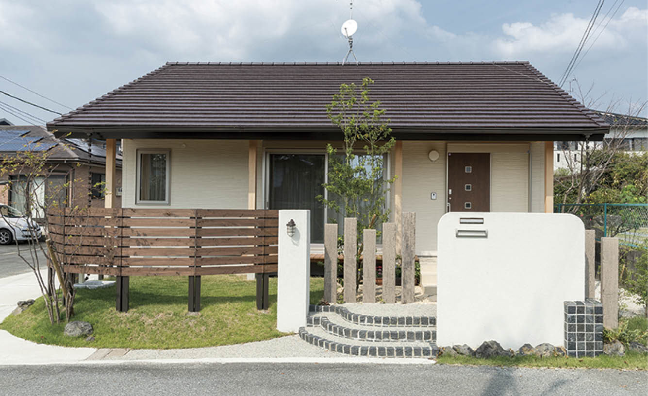 18坪の平屋間取り⑤ シニア夫婦2人向け 外観