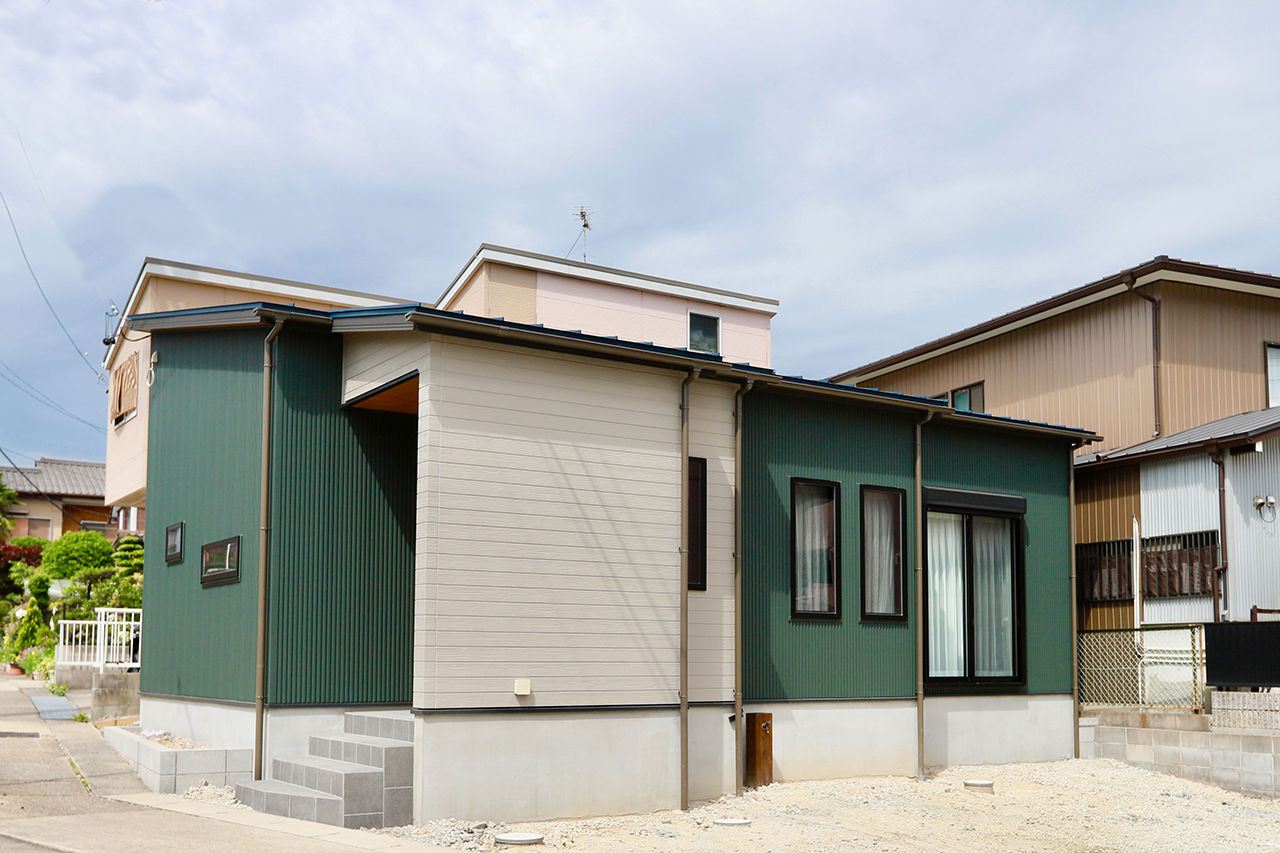 18坪の平屋間取り④ 1LDK 外観