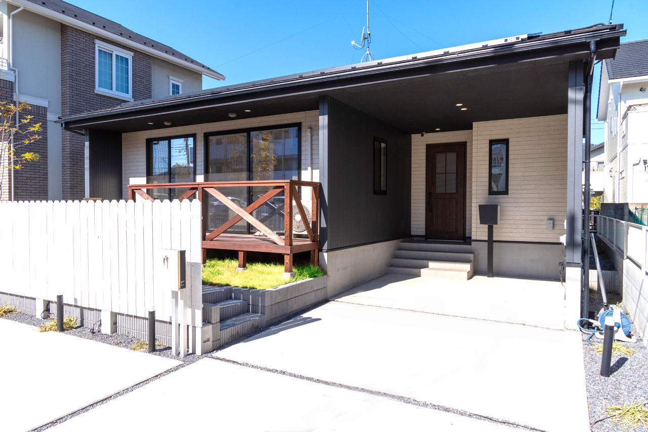 30坪の平屋間取り④ 外観