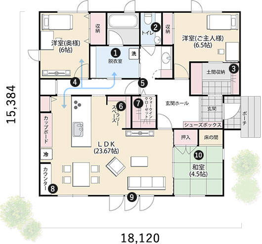 一条工務店 平屋 実例