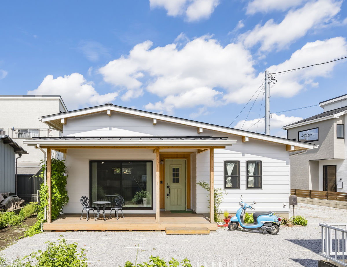 20坪のおしゃれな平屋間取り④　外観