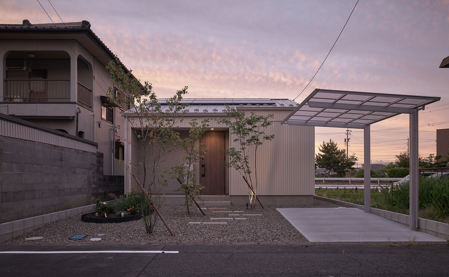 15坪の平屋間取り⑥　老後　外観