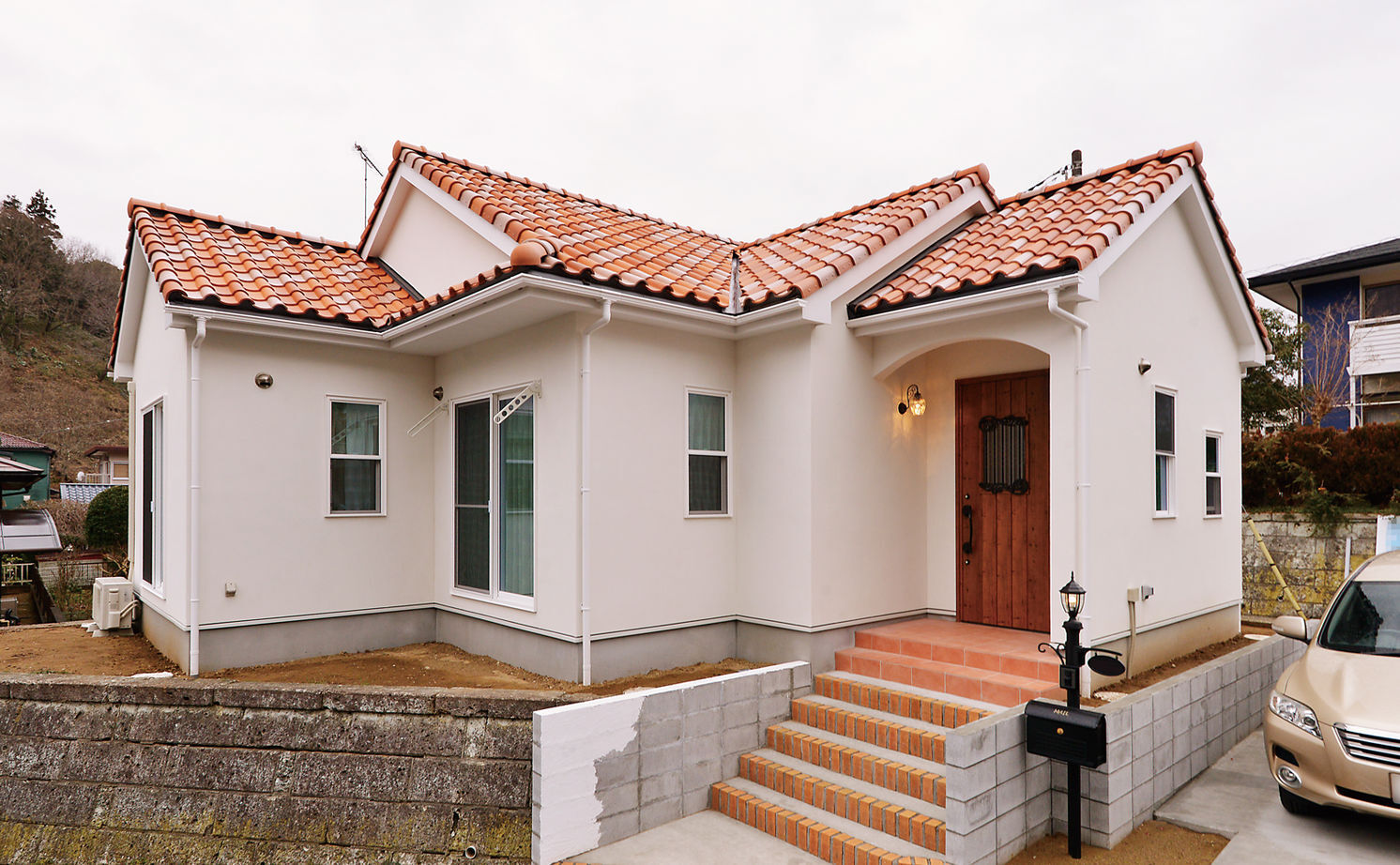 20坪のおしゃれな平屋間取り⑤　外観