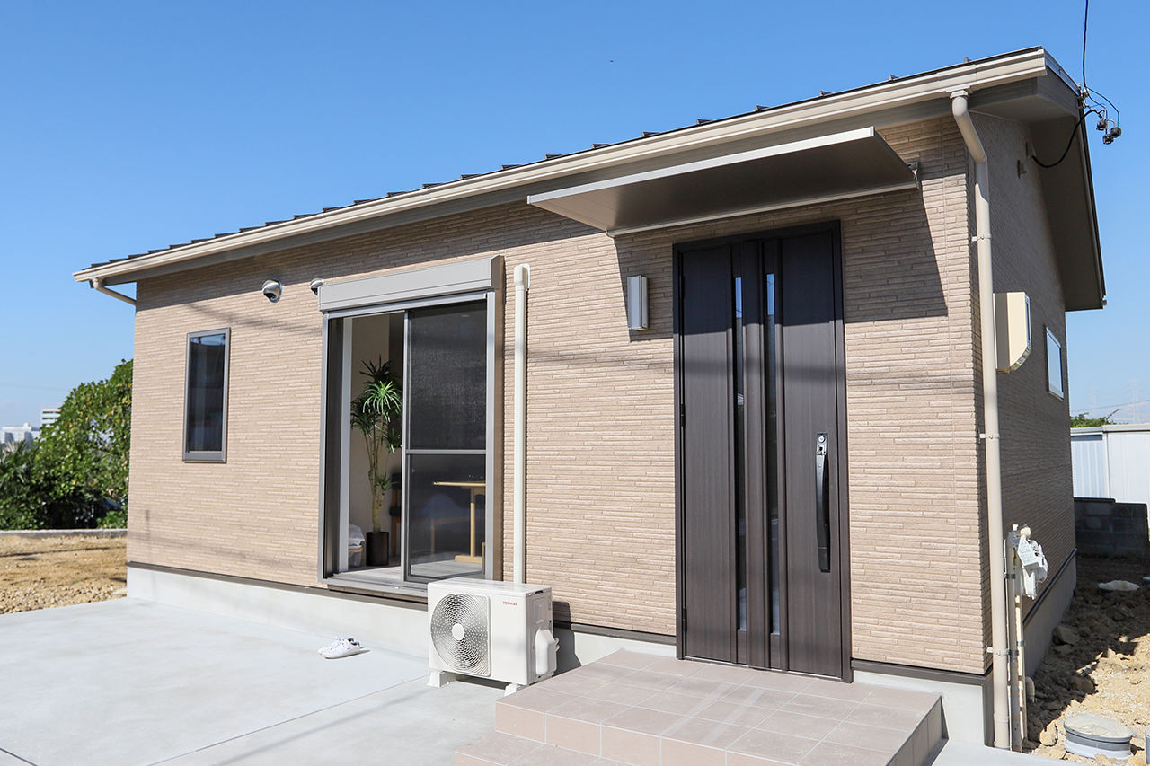 15坪の平屋間取り⑤　老後　外観