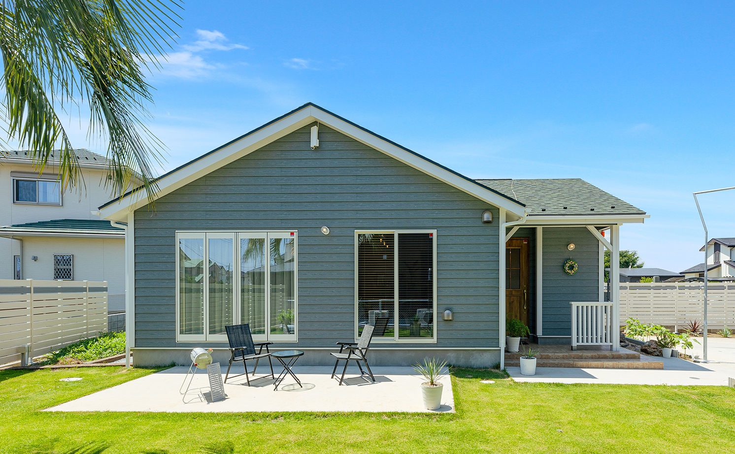 20坪のおしゃれな平屋間取り③　外観